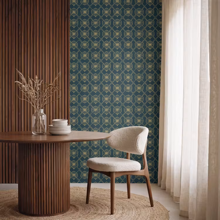 Behang - Geometrisch - Elegant - Groen — 4