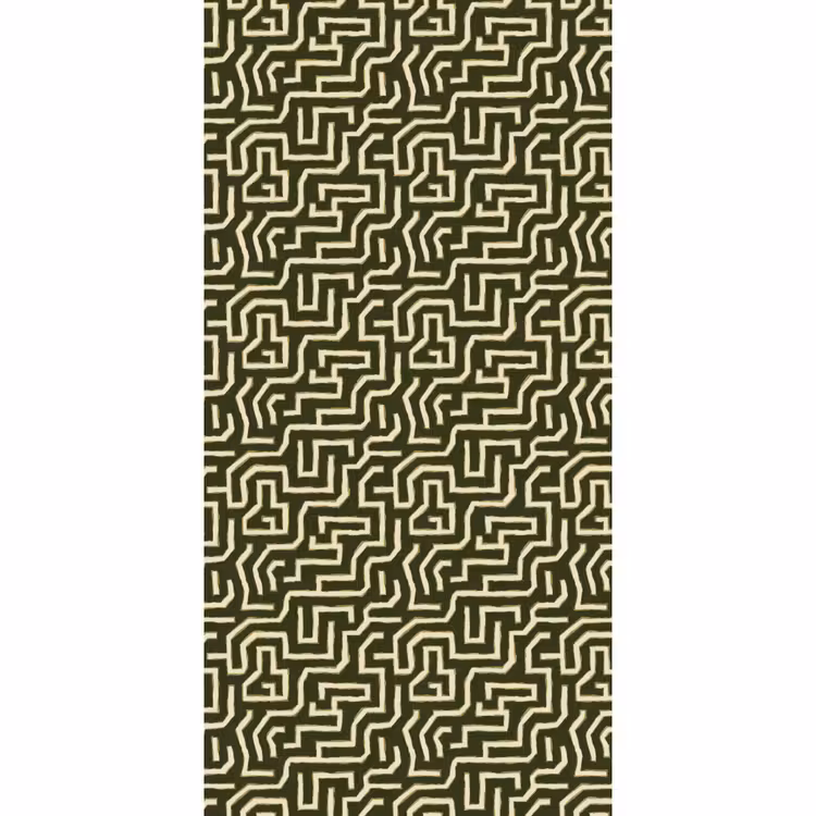 Behang - Lijnen - Abstract - Groen — 2