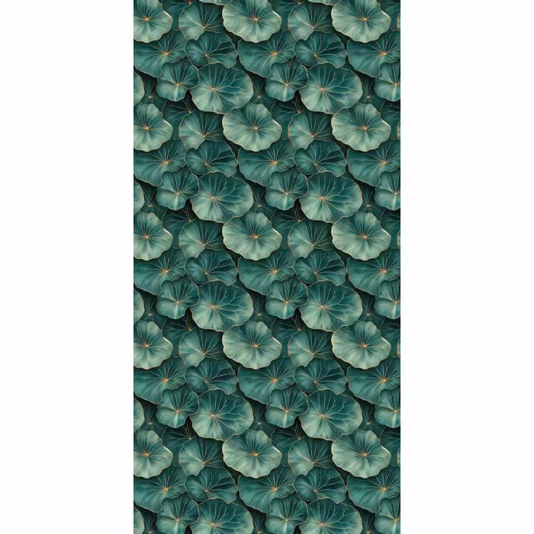 Behang - Patroon - Bladeren - Groen — 2