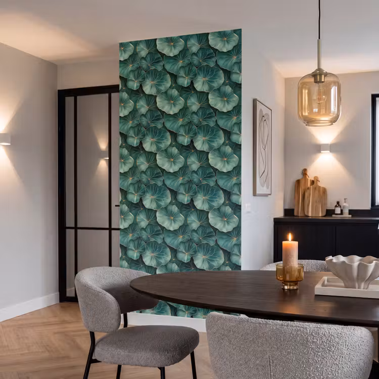Behang - Patroon - Bladeren - Groen — 5