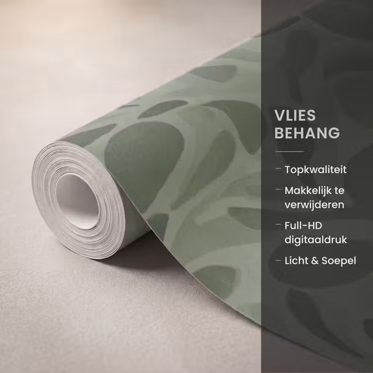 Behang - Sereen - Bladeren - Groen — 3