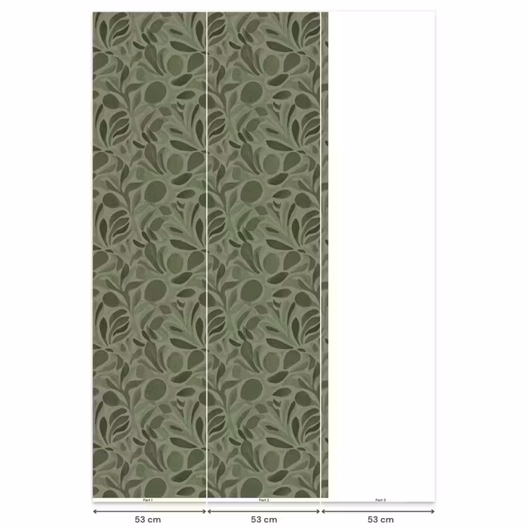 Behang - Sereen - Bladeren - Groen — 6