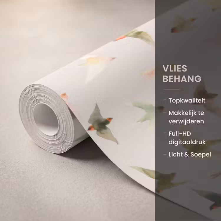 Behang - Vogels - Vliegen - Kleurrijk — 3