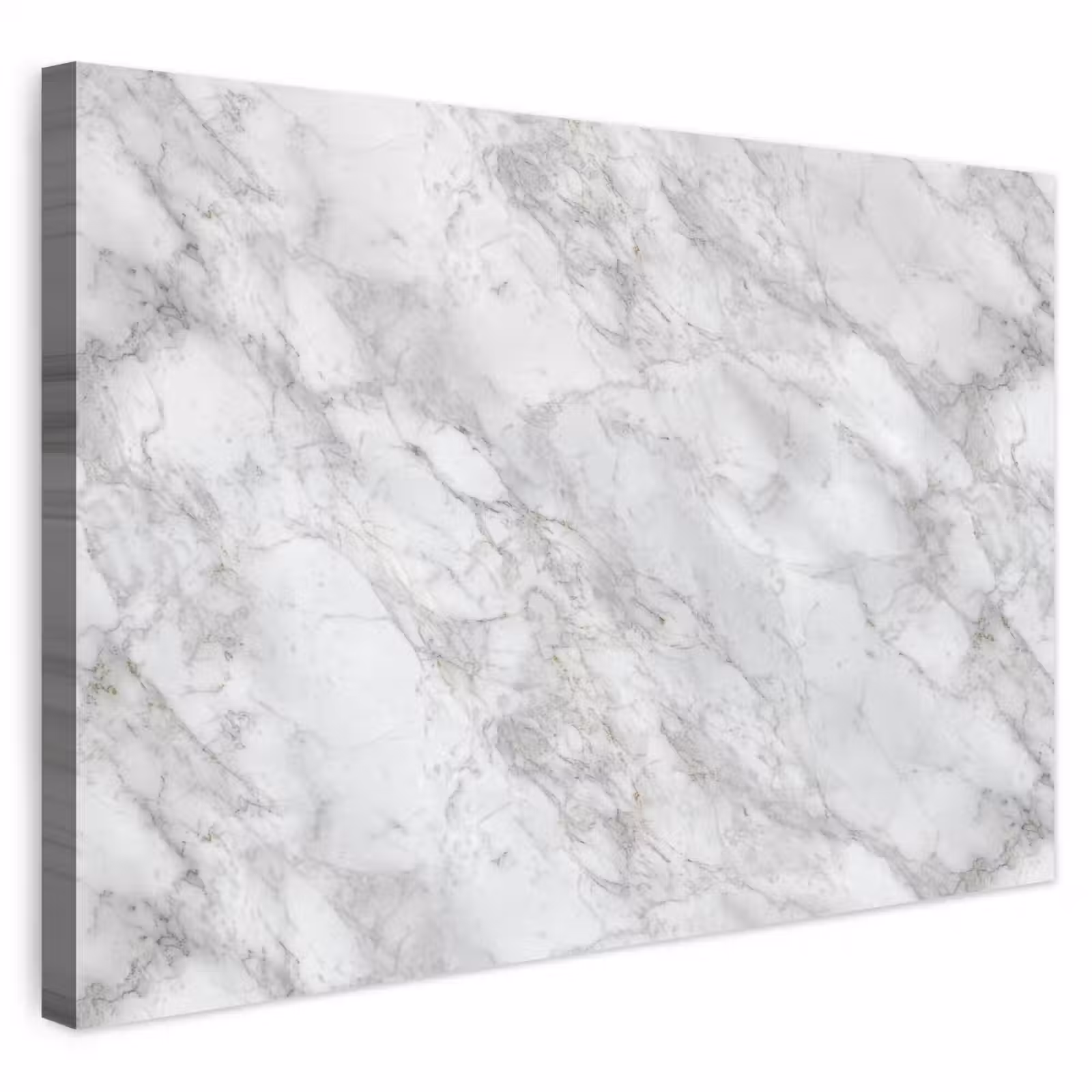 Buiten canvas - Grijs - Wit - Marmer — 1