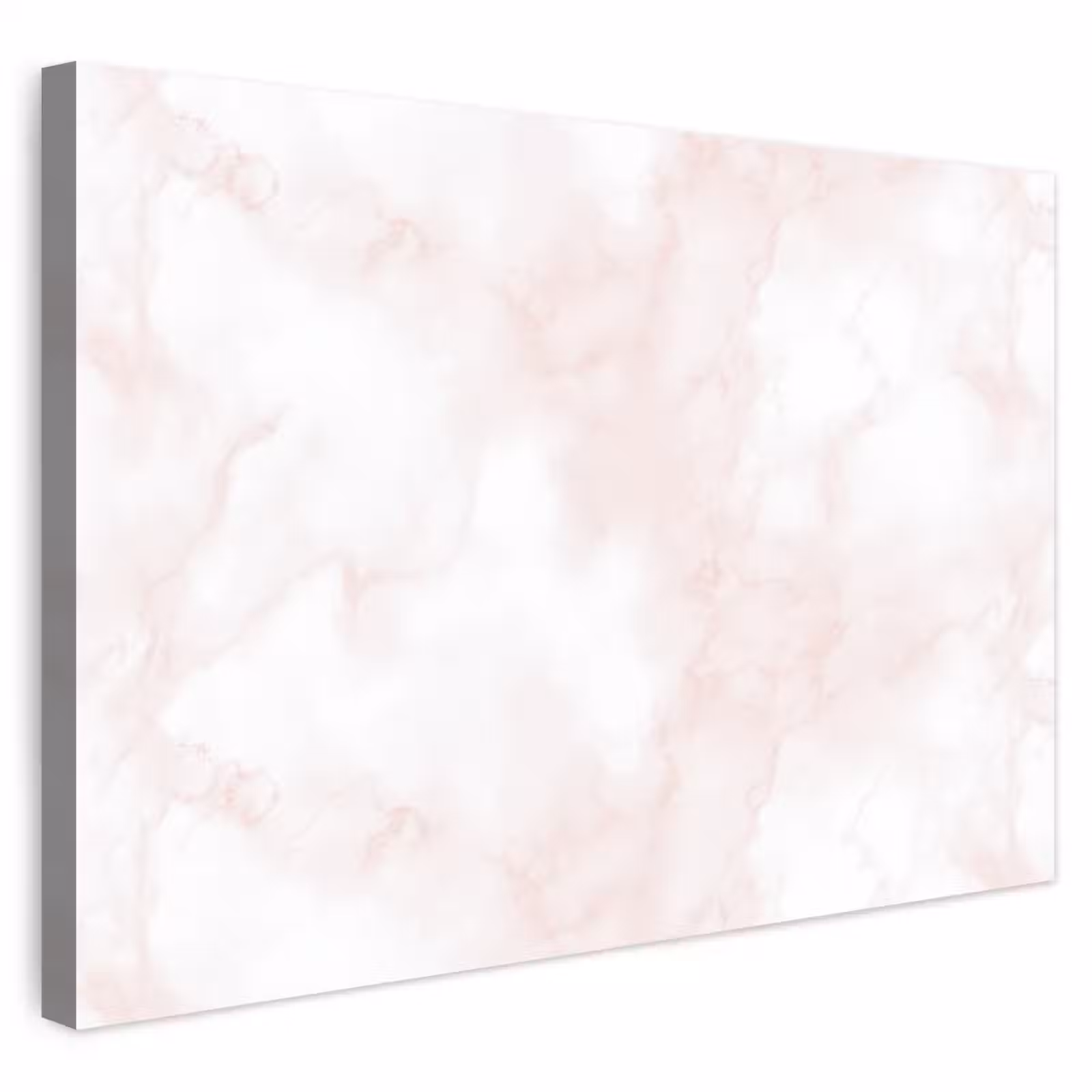 Buiten canvas - Wolkenstructuur - Roze - Marmer — 1