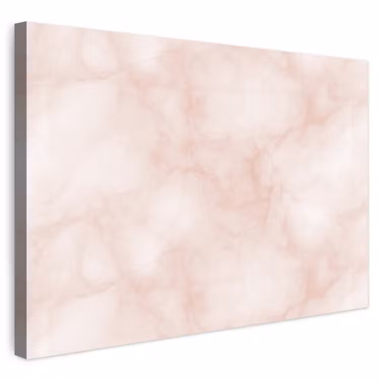 Buiten canvas - Roze - Marmer - Crème — 1