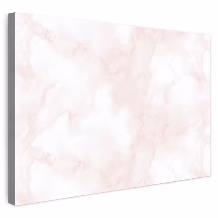 Buiten canvas - Wolkenstructuur - Roze - Marmer — 1