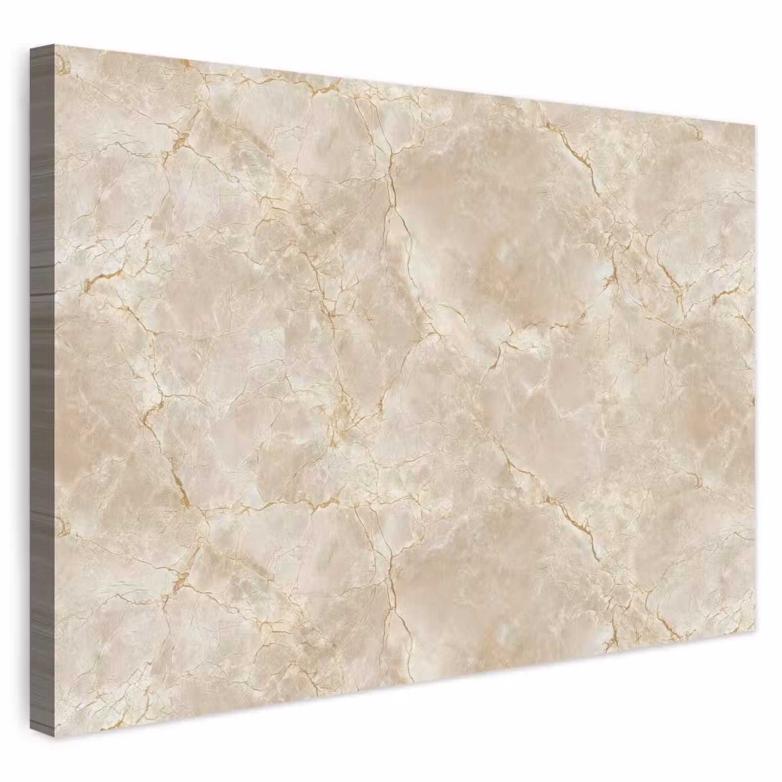 Buiten canvas - Lichtbeige - Marmer - Aders — 1