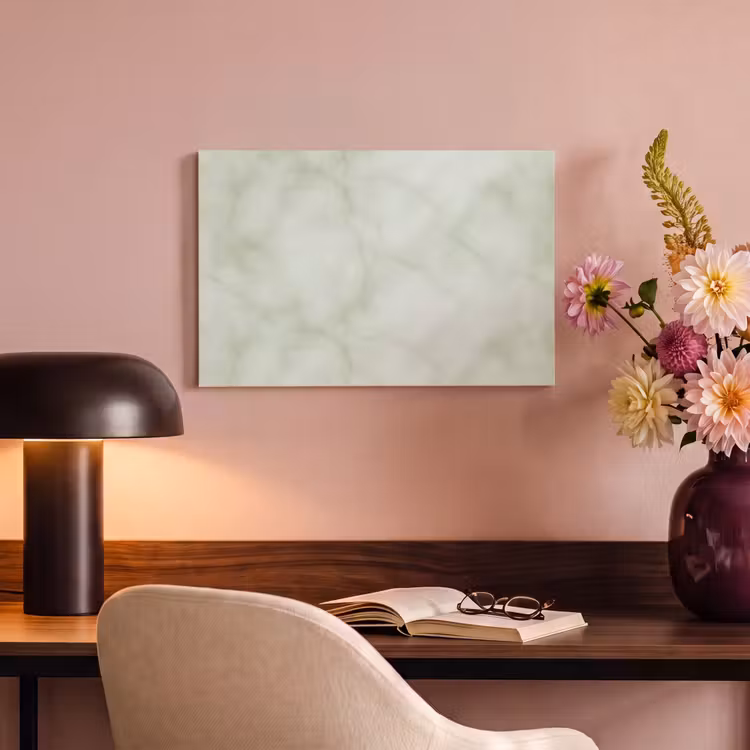 Canvas schilderij - Groen - Marmer - Aders — 5