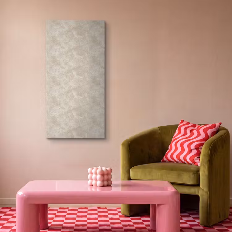 Akoestisch schilderij - Lichtbeige - Marmer - Aders — 2