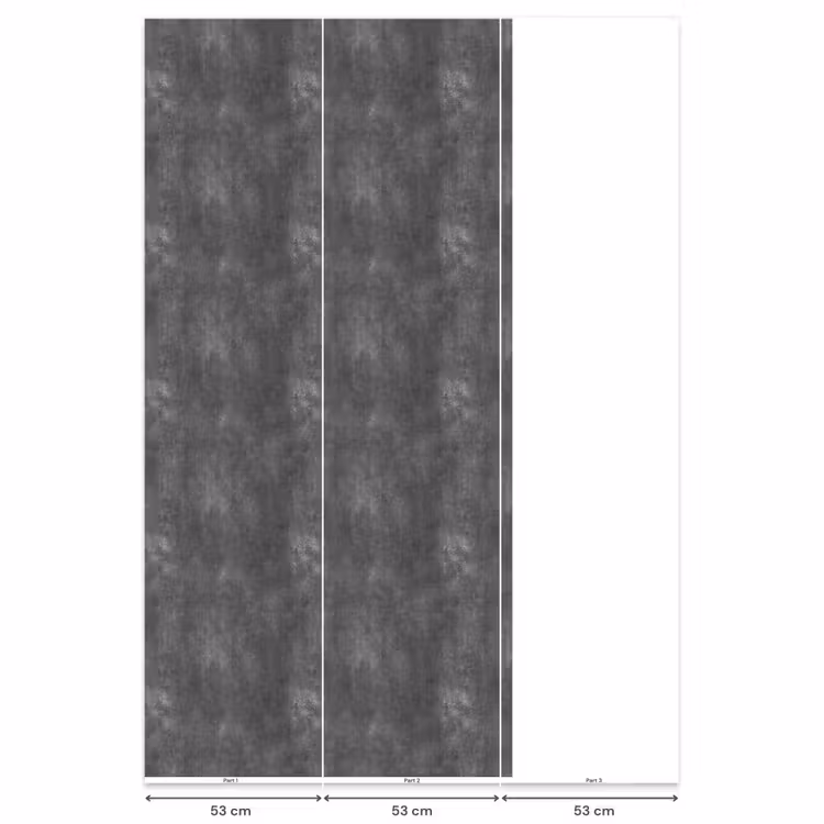 Behang - Donkergrijs - Ruw - Beton — 6
