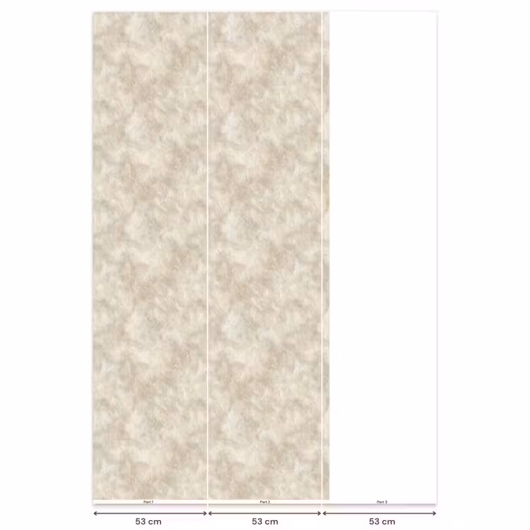 Behang - Beige - Reliëfstructuur - Natuursteen — 6