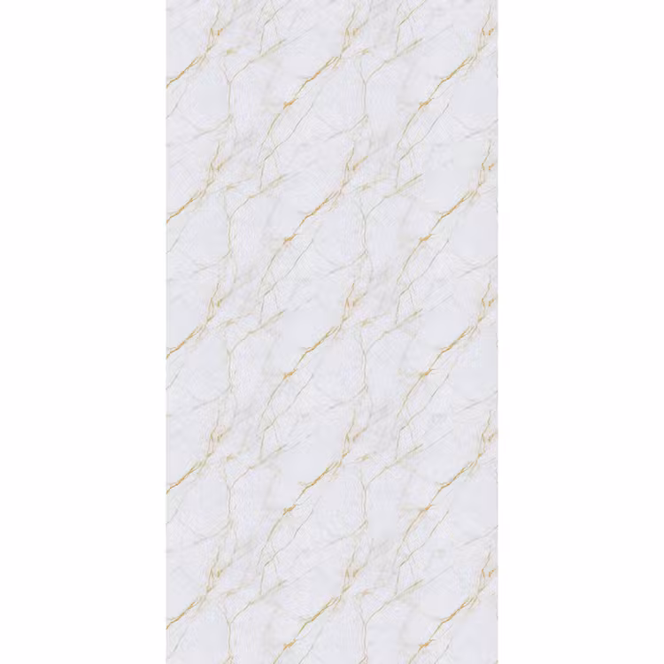Behang - Wit - Marmer - Goud - Luxueus — 2