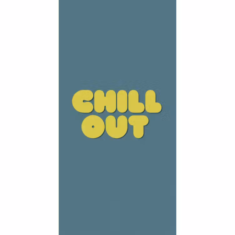 Behang - Chill out - Geel - Blauw — 2