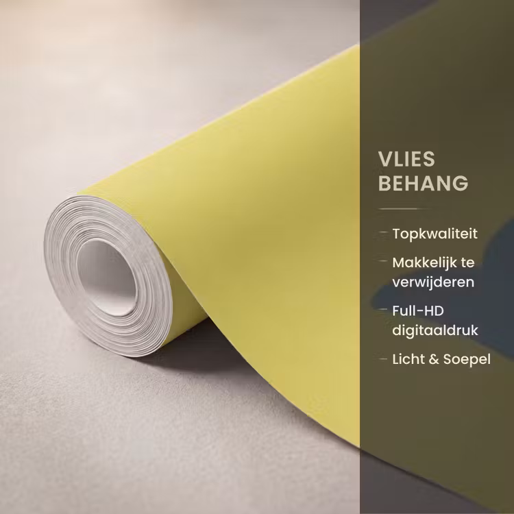 Behang - Ride or die - Geel - Blauw — 3