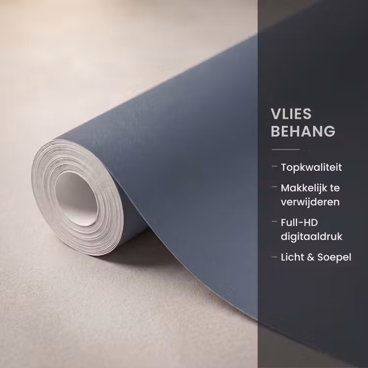 Behang - Too old for heidi klum - Geel - Blauw — 3