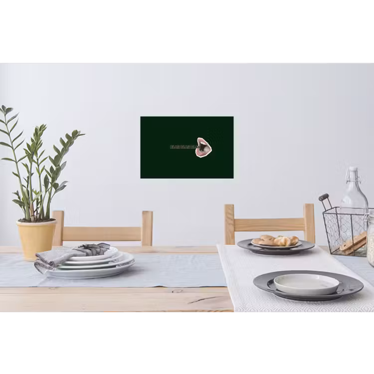Muursticker - BLAH BLAH BLAH - Mond - Groen — 3