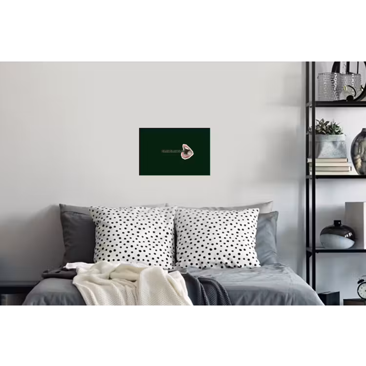 Muursticker - BLAH BLAH BLAH - Mond - Groen — 5