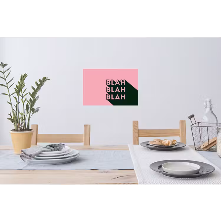 Muursticker - Tekst - Grafisch - Groen - Schaduw — 3