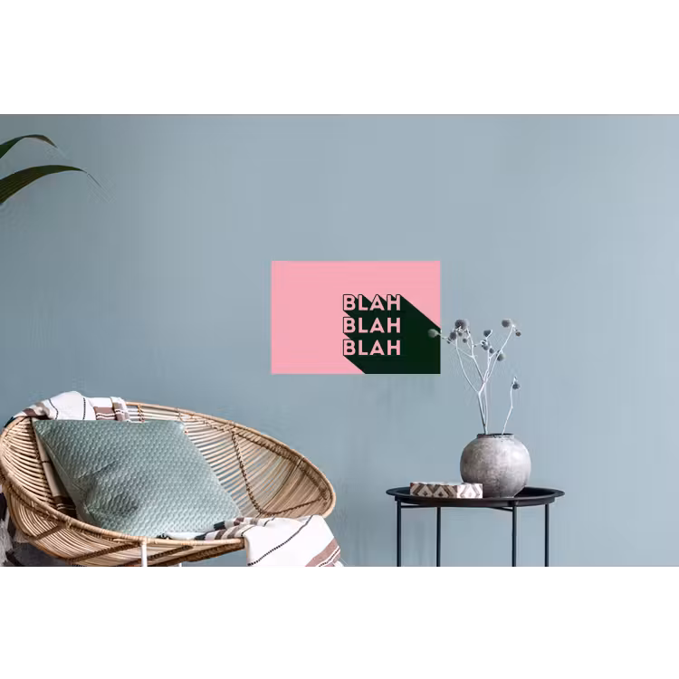 Muursticker - Tekst - Grafisch - Groen - Schaduw — 4
