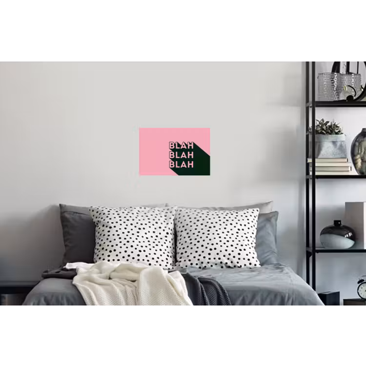 Muursticker - Tekst - Grafisch - Groen - Schaduw — 5