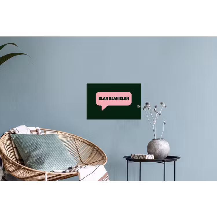 Muursticker - Tekstwolk - BLAH BLAH BLAH - Roze — 4