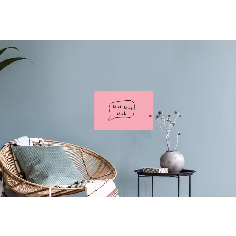 Muursticker - Tekstwolkje - BLAH BLAH BLAH - Roze — 4