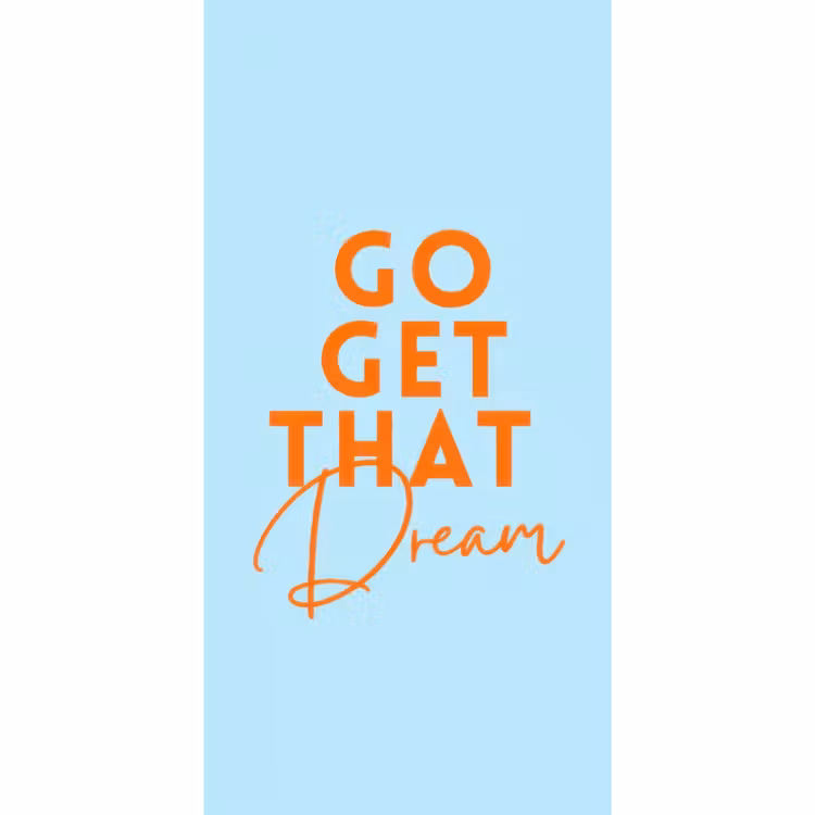 Behang - Blauw - Oranje - Tekst — 2