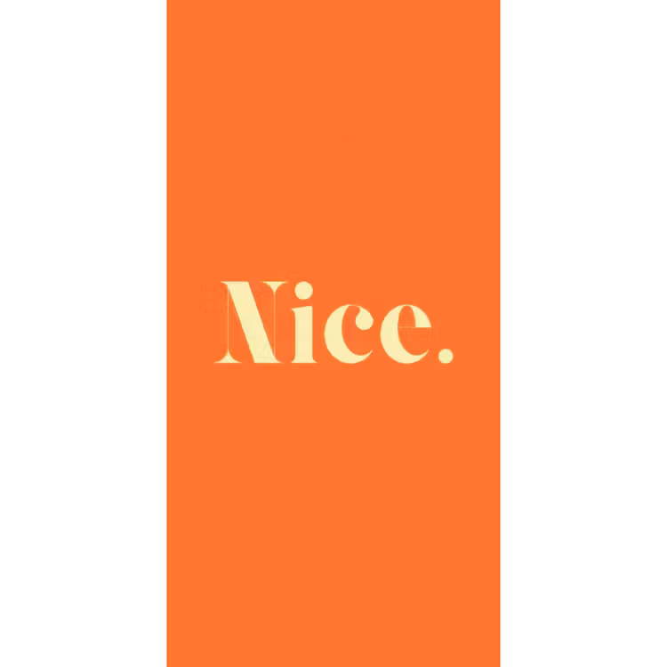Behang - Oranje - Gebroken wit - Nice — 2