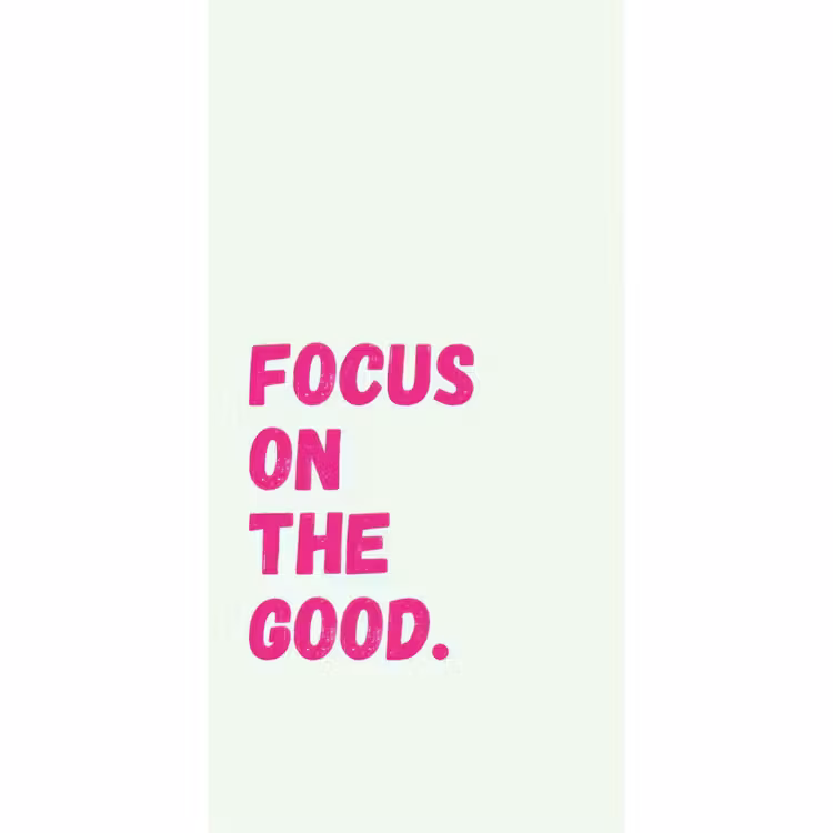 Behang - Focus on the good - Beige - Roze — 2