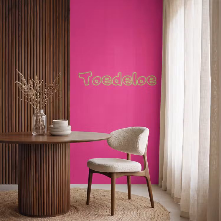 Behang - Toedeloe - Groen - Roze — 4