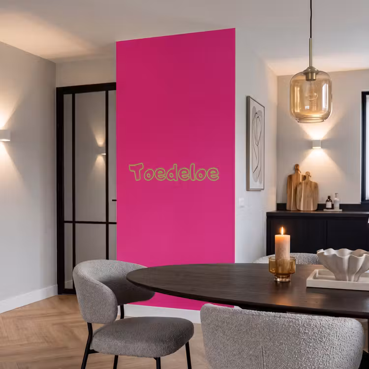 Behang - Toedeloe - Groen - Roze — 5
