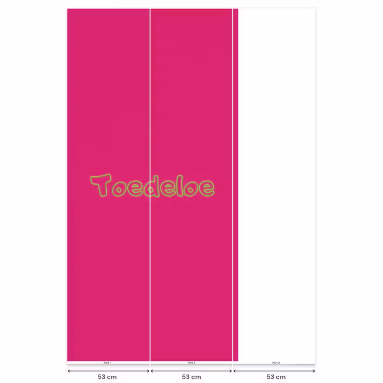 Behang - Toedeloe - Groen - Roze — 6