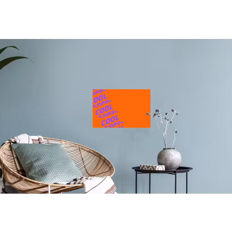 Muursticker - Cool - Paars - Oranje — 4