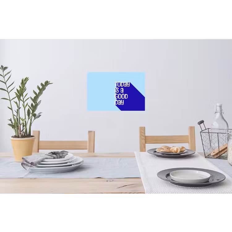 Muursticker - Today is a good day - Blauw - Schaduw — 3