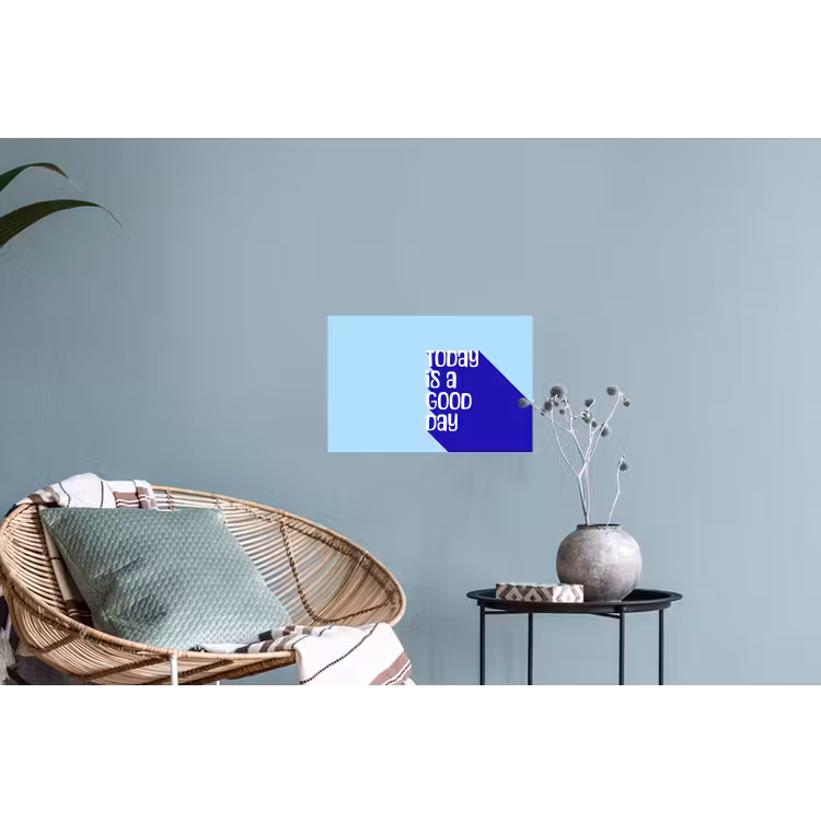 Muursticker - Today is a good day - Blauw - Schaduw — 4