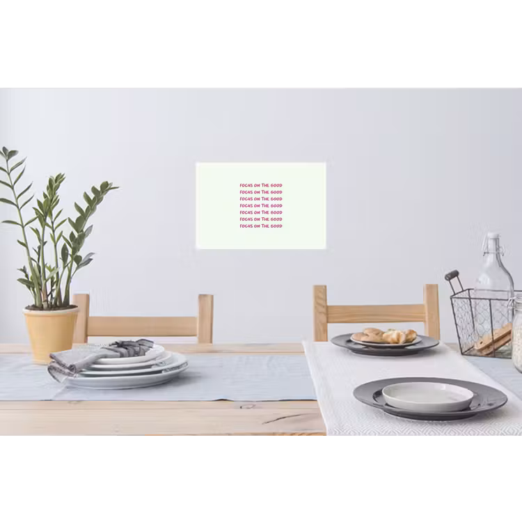 Muursticker - Focus on the good - Roze — 3