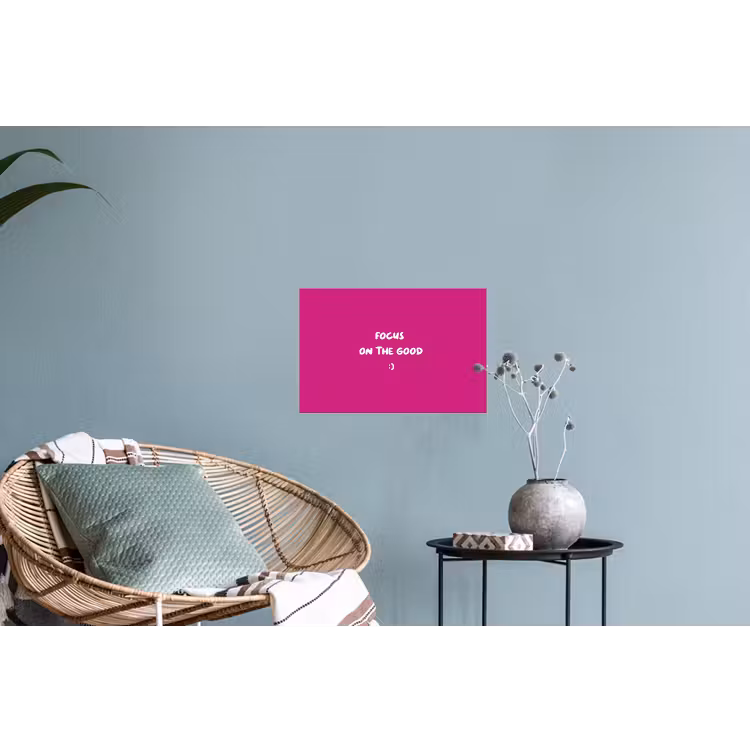 Muursticker - Focus - Smiley - Roze — 4