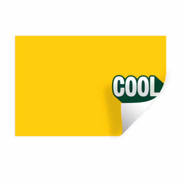 Muursticker - Cool - Geel - Groen — 1
