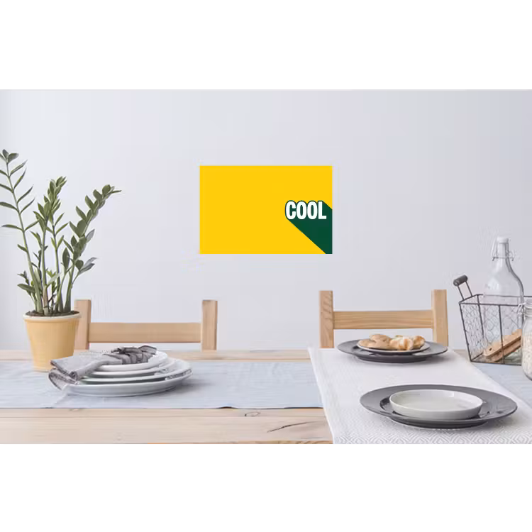 Muursticker - Cool - Geel - Groen — 3