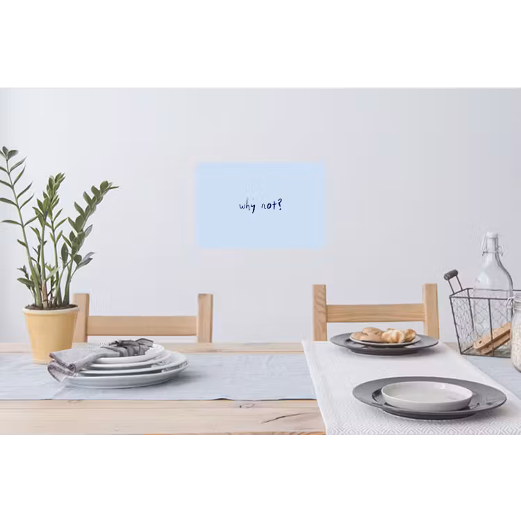 Muursticker - Why not - Blauw - Donker blauw - Quote — 3