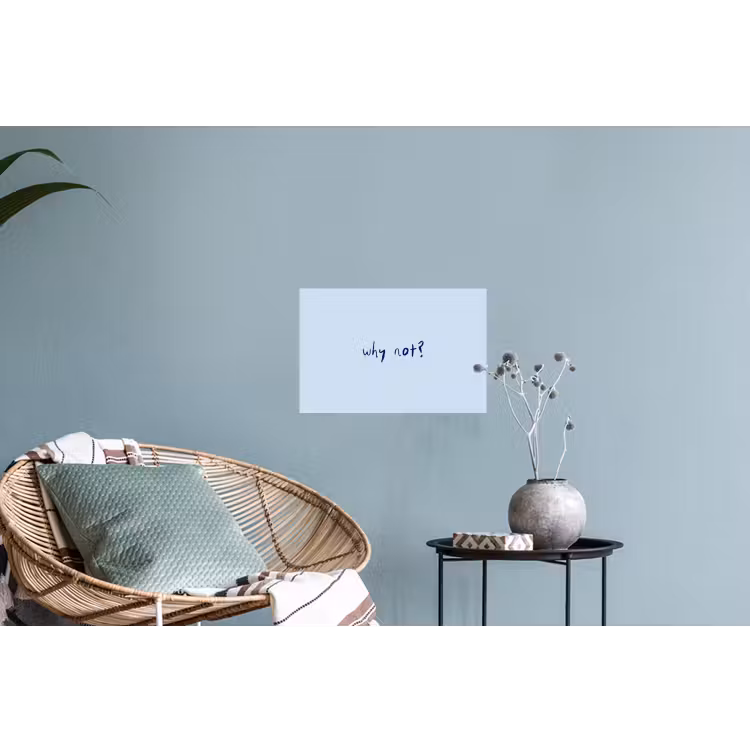 Muursticker - Why not - Blauw - Donker blauw - Quote — 4
