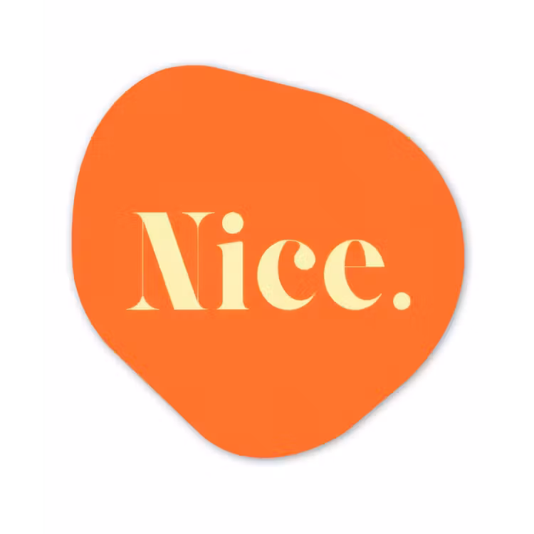Organisch schilderij - Forex - Oranje - Gebroken wit - Nice — 1