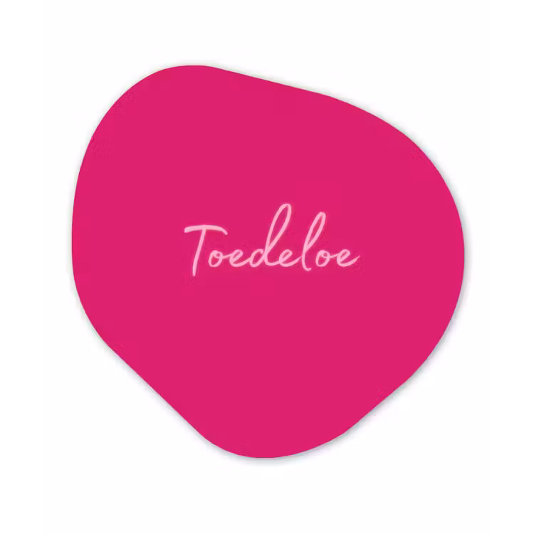 Organische schilderij - Aluminium - Toedeloe - Roze — 1