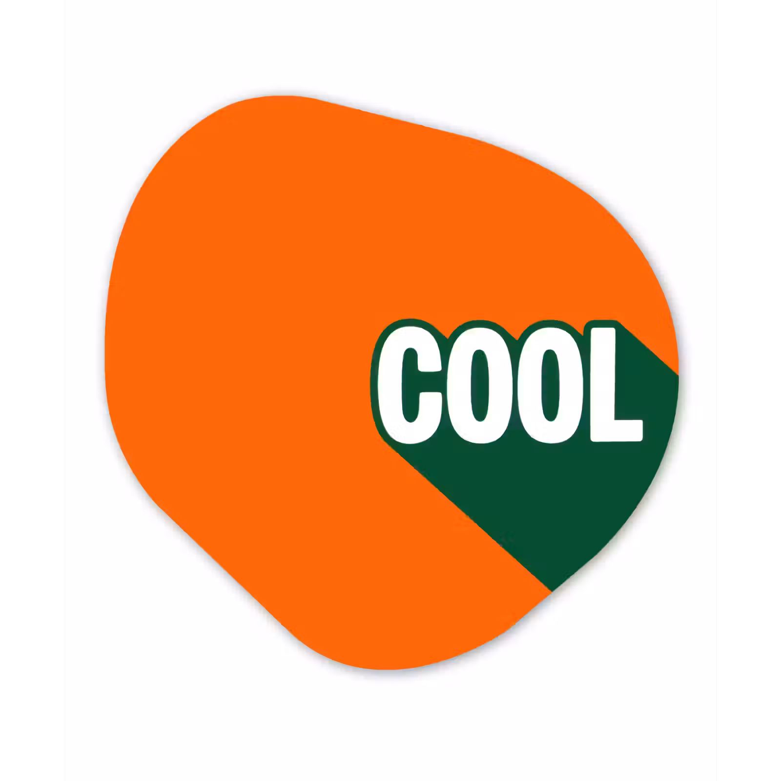 Organisch schilderij - Forex - Cool - Oranje - Groen — 1