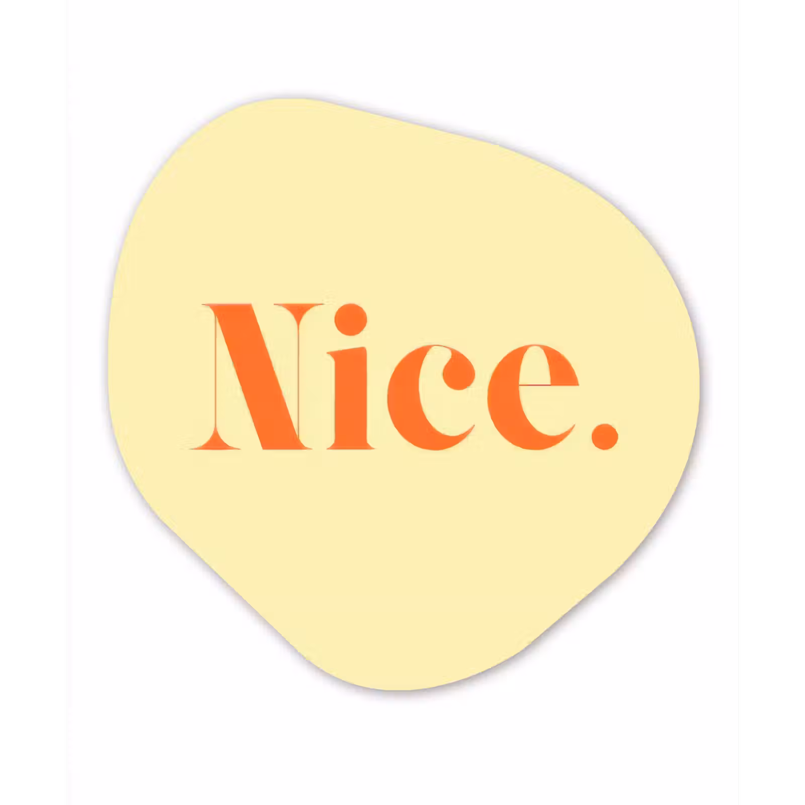 Organisch schilderij - Forex - Nice - Oranje - Geel - Minimalistisch — 1