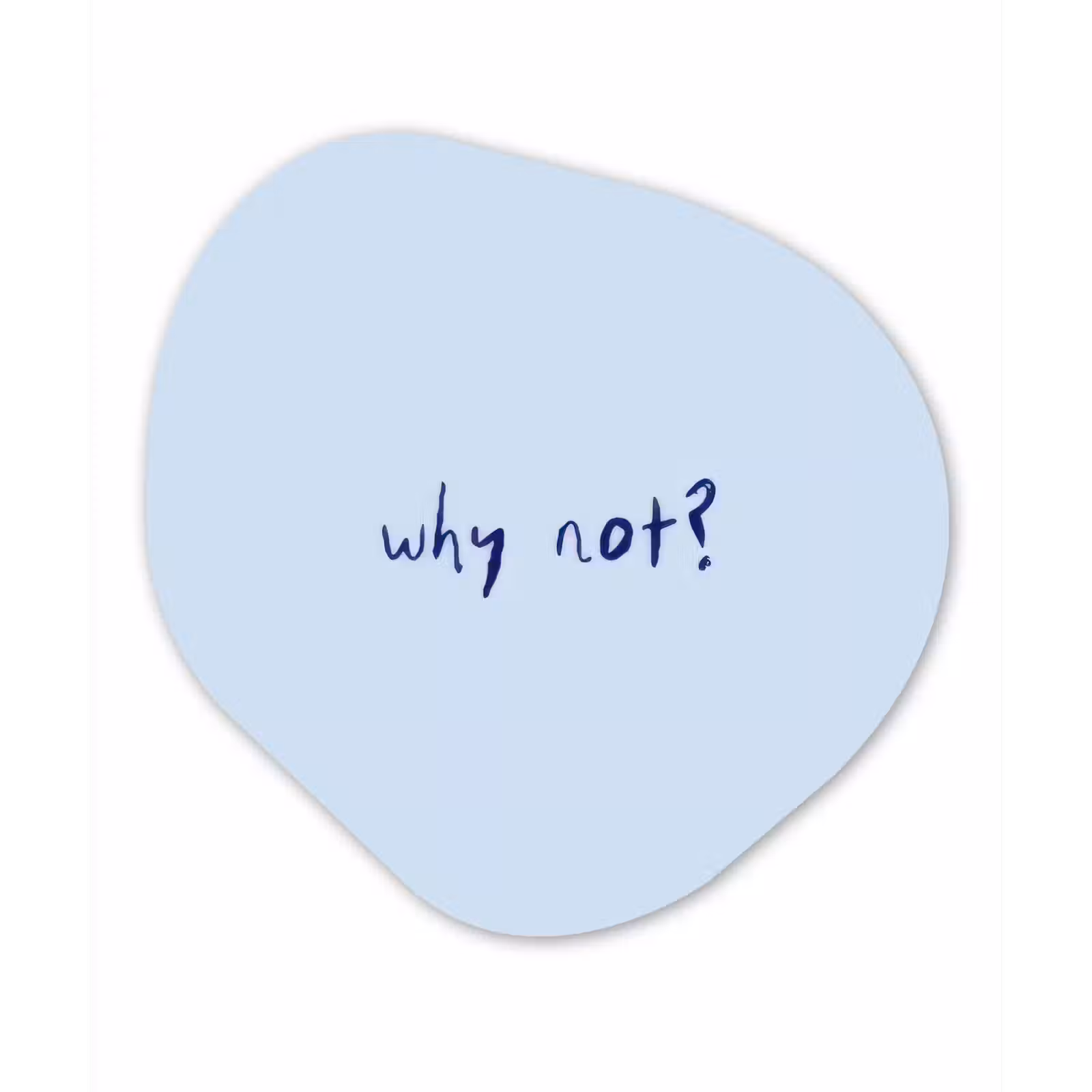 Organisch schilderij - Forex - Why not - Blauw - Donker blauw - Quote — 1
