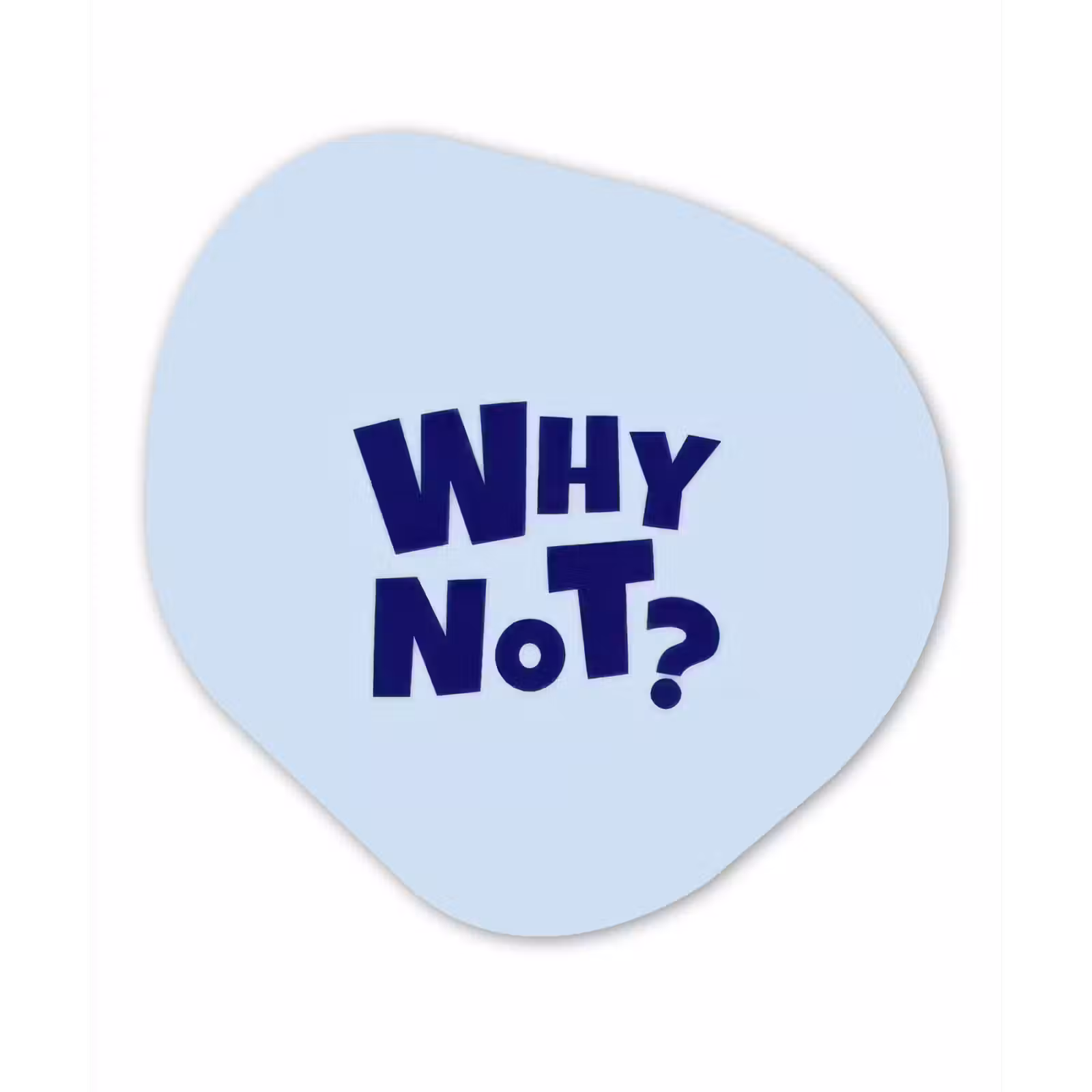 Organisch schilderij - Forex - Why not - Blauw - Licht blauw - Quote — 1