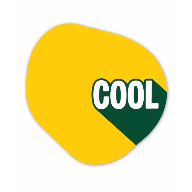 Organisch schilderij - Forex - Cool - Geel - Groen — 1