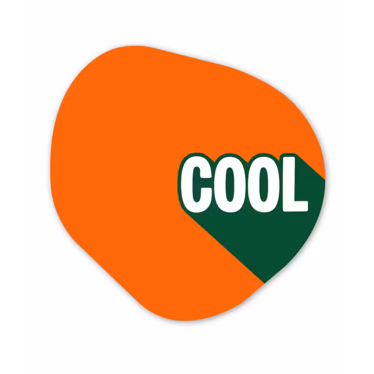 Organisch schilderij - Forex - Cool - Oranje - Groen — 1